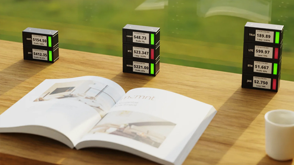 نمایشگر قیمت ارزهای دیجیتال TickrMeter