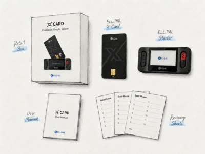 آموزش راه اندازی ولت Ellipal X Card