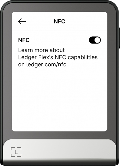 دستگاه‌های لجر و NFC