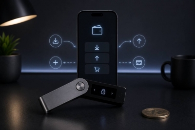 چگونه با اپلیکیشن لجر والت ارز دیجیتال ارسال و دریافت کنیم؟
